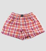 Load image into Gallery viewer, RED MADRAS MEN'S BOXER