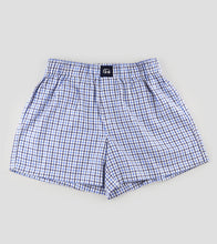 Load image into Gallery viewer, BLUE CHECKERED MEN'S BOXER