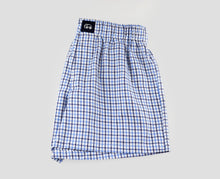 Load image into Gallery viewer, BLUE CHECKERED MEN&#39;S BOXER
