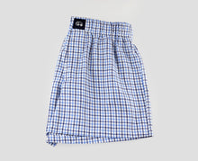 Load image into Gallery viewer, BLUE CHECKERED MEN'S BOXER