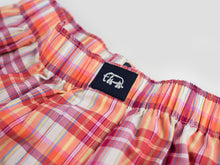 Load image into Gallery viewer, RED MADRAS MEN'S BOXER