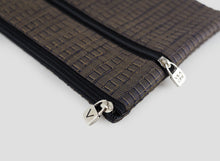 Load image into Gallery viewer, LARGE TWO-ZIPPER PURSE
